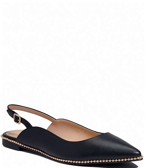 coach vae slingback skimmer flat